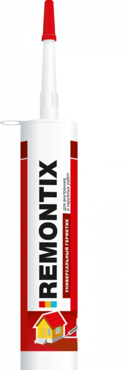 Герметик Remontix U силиконовый, универсальный, белый, 310мл, H1612
