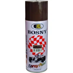 Краска BOSNY акриловая, аэрозольная, КОРИЧНЕВЫЙ, 400 мл, 7