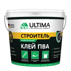 Клей ПВА Ultima СТРОИТЕЛЬ ведро, 2,3кг, ULTSTR23