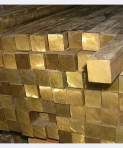 Латунный квадрат ЛС59-1 ПТ 40 × 40