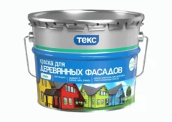 Текс краска для деревянных фасадов полуглянцевая
