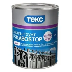 Текс Ржавостоп грунт эмаль 3 в 1 по ржавчине