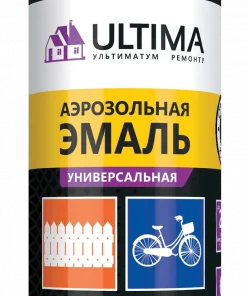 Краска ULTIMA аэрозольная, оранжевая, RAL 2004, 520 мл, ULT017