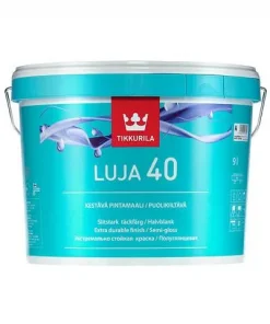 Tikkurila Luja 40 / Тиккурила Луя 40 полуглянцевая краска влагостойкая