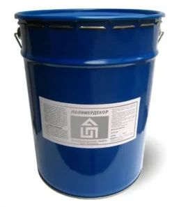 Полимердекор однокомпонентная полиуретановая эмаль для бетонных полов