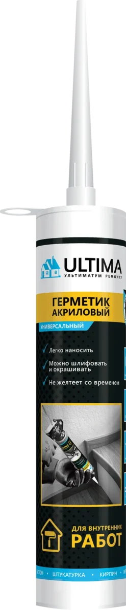 Герметик Ultima акриловый, белый, 280мл, SealUlt_280