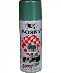 Краска BOSNY акриловая, аэрозольная, СЕРЕБРЯНО-СЕРЫЙ, 400 мл, 22