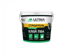 Клей ПВА Ultima СТРОИТЕЛЬ ведро, 0,9кг, ULTSTR09