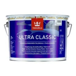 Tikkurila Ultra Classic / Тиккурила Ультра Классик полуматовая полиакрилатная краска