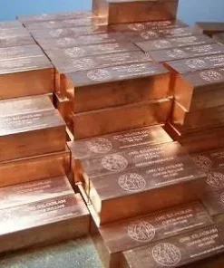 Медь в слитках, чушках М1