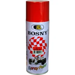 Краска BOSNY акриловая, аэрозольная, КРАСНЫЙ, 400 мл, 6