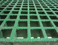 Настил стеклопластиковый решетчатый ORTHO ST-SD 38*38*38 RAL6001 3084*994