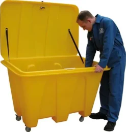 Контейнер 500 л, цвет желтый