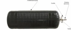 Пневмозаглушка, герметизатор для трубы 200-350 мм