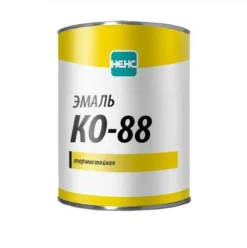 Термо-, атмосферо-, влаго-, бензостойкая эмаль КО-88