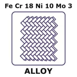 Нержавеющая сталь AISI 316L полотно нетканое 560x560 мм