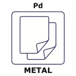 Палладиевая фольга 100x100x0.03мм прокатная 99.95% для катализа, электроники, медицины | ЭкоТек