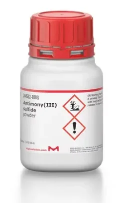 Сульфид сурьмы(III) порошок высокой чистоты Sb₂S₃
