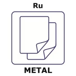 Рутениевая фольга 99.9% 6x6x1 мм для микроэлектроники