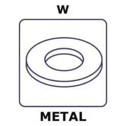 Вольфрамовые шайбы M4 ЭкоТек (50шт, ⌀8мм, аэрокосмос, электротехника)