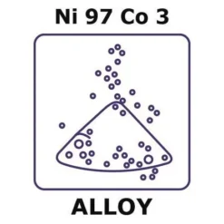 Порошок никель-кобальтовый Ni97-Co3 (50 мкм, 20 г)
