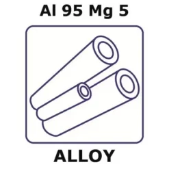 Сплав Al-Mg 95/5 Трубка Ø0.61мм Аэрокосмическая
