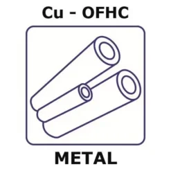 Медь OFHC трубка 3,2×2,4 мм (99,95%, криогенная, 1м)