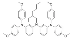 9-(2-Этилгексил)-N,N,N,N-тетракис(4-метоксифенил)-9H-карбазол-2,7-диамин