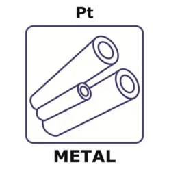 Платиновая трубка 100мм Ø0.4мм×0.15мм (тянутая, 99.95%) ЭкоТек