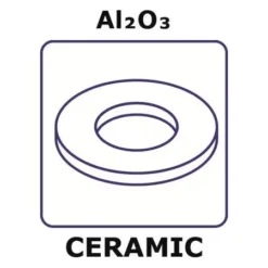 Шайба керамическая Al₂O₃ M3 Ø10 мм (10 шт)