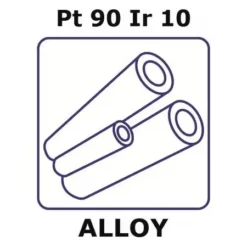Трубка Pt90Ir10 0.56мм×200мм: коррозионностойкая для медицины, аэрокосмоса и электроники