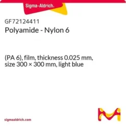 Полиамидная пленка Нейлон-6, 0.025х300х300 мм, светло-голубая