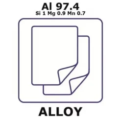 Сплав алюминиевый 6082 (Al97.4Si1Mg0.9Mn0.7)