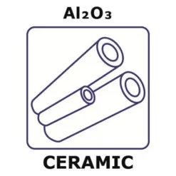 Трубка оксид алюминия Al₂O₃ ∅6×1000 мм (стенка 1.0 мм)