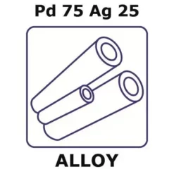 Трубка Pd75Ag25 4.7x50 мм (Палладий-Серебро)