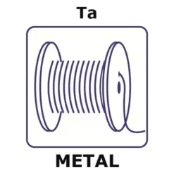Танталовая проволока катушка 0.025мм 5м 99.9% (микроэлектроника, медицина, хим.пром)