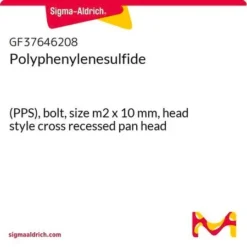 Полифениленсульфид (PPS) болт M2x10 мм химически стойкий