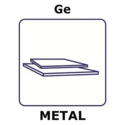 Германиевый лист 99.999% 10x24x2 мм (5N) для ИК-оптики и полупроводников