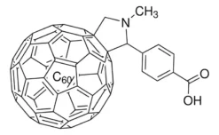 4-(1',5'-Дигидро-1'-метил-2'H-[5,6]фуллерено-C60-Ih-[1,9-c]пиррол-2'-ил)бензойная кислота