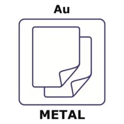Золотая фольга ЭкоТек 0.0025мм 50x50мм (99.9%)