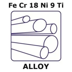 Нержавеющая сталь AISI 321, FeCr18Ni9Ti