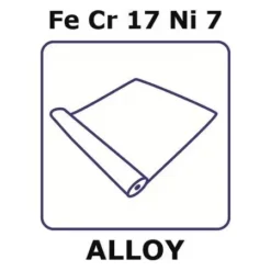 Фольга нержавеющая 17-7PH 0,125мм бухта 2м (FeCr17Ni7)