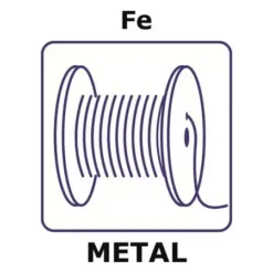 Железная изолированная проволока Fe Ø0.200 мм, 5 м (0.018 мм изол.)