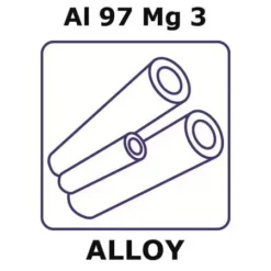 Тонкостенная трубка AlMg3 ⌀0.53мм×0.075мм для электроники и авиации