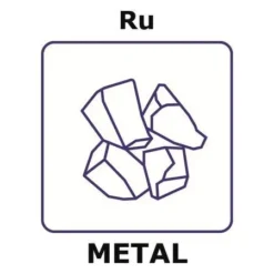 Кусковой рутений 99.9% 10 мм (2.5 г) для катализа и сплавов