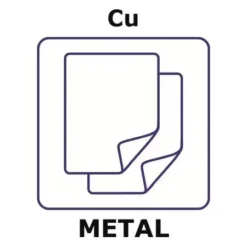 Фольга медная ЭкоТек 0.1мм × 4.8мм × 5м (электротехника, строй, химия)