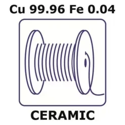Магнитная медная проволока Cu-Fe (99.96% Cu, 0.04% Fe)