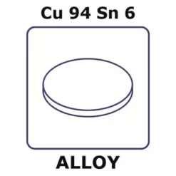 Фосфористая бронза CuSn6 (94% Cu, 6% Sn)