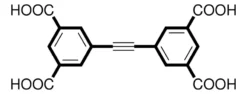1,1′-Этинилбензол-3,3′,5,5′-тетракарбоновая кислота (H4EBTC)