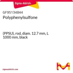 Полифенилсульфон (PPSU) стержень ⌀12.7 мм чёрный, 1000 мм